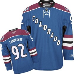 Authentic Reebok Adult Gabriel Landeskog Third Jersey - NHL 92 Colorado Avalanche