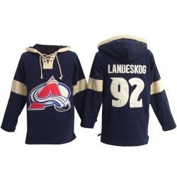 Authentic Old Time Hockey Adult Gabriel Landeskog Pullover Hoodie Jersey - NHL 92 Colorado Avalanche