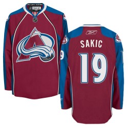 Authentic Reebok Youth Joe Sakic Burgundy Home Jersey - NHL 19 Colorado Avalanche