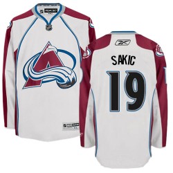Authentic Reebok Youth Joe Sakic Away Jersey - NHL 19 Colorado Avalanche