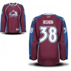 Authentic Reebok Women's Joey Hishon Maroon Alternate Jersey - NHL 38 Colorado Avalanche