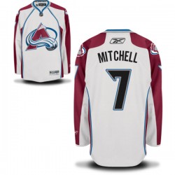 Authentic Reebok Adult John Mitchell Home Jersey - NHL 7 Colorado Avalanche