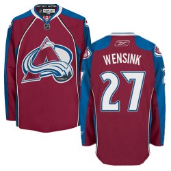 Authentic Reebok Adult John Wensink Burgundy Home Jersey - NHL 27 Colorado Avalanche
