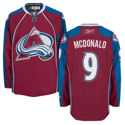 Authentic Reebok Adult Lanny McDonald Burgundy Home Jersey - NHL 9 Colorado Avalanche