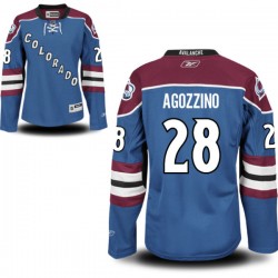 Authentic Reebok Women's Andrew Agozzino Alternate Jersey - NHL 28 Colorado Avalanche