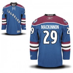 Authentic Reebok Adult Nathan MacKinnon Nathan Mackinnon Steel Alternate Jersey - NHL 29 Colorado Avalanche