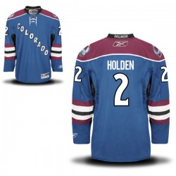 Authentic Reebok Adult Nick Holden Steel Alternate Jersey - NHL 2 Colorado Avalanche