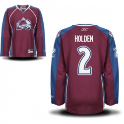 Authentic Reebok Women's Nick Holden Maroon Alternate Jersey - NHL 2 Colorado Avalanche