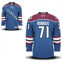 Authentic Reebok Adult Borna Rendulic Steel Alternate Jersey - NHL 71 Colorado Avalanche