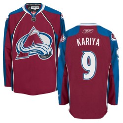 Authentic Reebok Adult Paul Kariya Burgundy Home Jersey - NHL 9 Colorado Avalanche