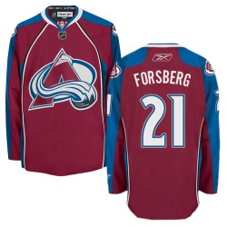 Premier Reebok Adult Peter Forsberg Burgundy Home Jersey - NHL 21 Colorado Avalanche