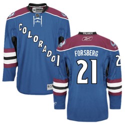 Authentic Reebok Adult Peter Forsberg Third Jersey - NHL 21 Colorado Avalanche
