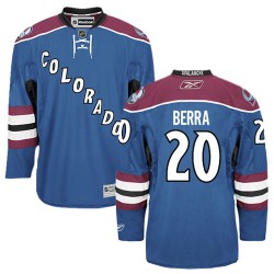 Authentic Reebok Adult Reto Berra Third Jersey - NHL 20 Colorado Avalanche