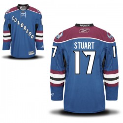 Premier Reebok Adult Brad Stuart Steel Alternate Jersey - NHL 17 Colorado Avalanche