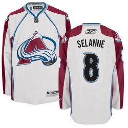 Authentic Reebok Adult Teemu Selanne Away Jersey - NHL 8 Colorado Avalanche