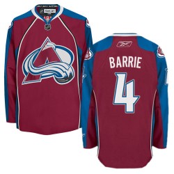 Authentic Reebok Adult Tyson Barrie Burgundy Home Jersey - NHL 4 Colorado Avalanche