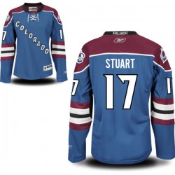 Authentic Reebok Women's Brad Stuart Alternate Jersey - NHL 17 Colorado Avalanche