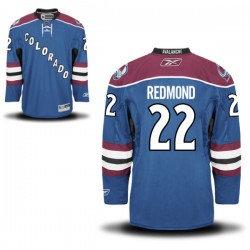 Authentic Reebok Adult Zach Redmond Steel Alternate Jersey - NHL 22 Colorado Avalanche