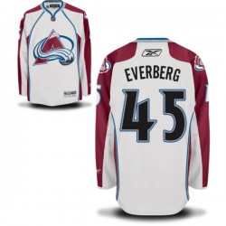 Authentic Reebok Adult Dennis Everberg Home Jersey - NHL 45 Colorado Avalanche