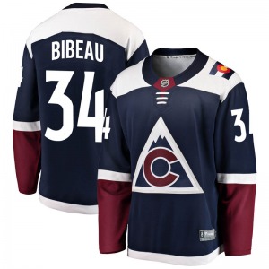 Breakaway Fanatics Branded Youth Antoine Bibeau Navy Alternate Jersey - NHL Colorado Avalanche