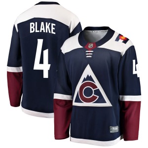 Breakaway Fanatics Branded Youth Rob Blake Navy Alternate Jersey - NHL Colorado Avalanche