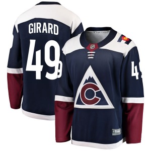 Breakaway Fanatics Branded Youth Samuel Girard Navy Alternate Jersey - NHL Colorado Avalanche