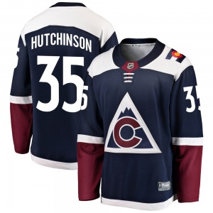 Breakaway Fanatics Branded Youth Michael Hutchinson Navy ized Alternate Jersey - NHL Colorado Avalanche