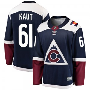 Breakaway Fanatics Branded Youth Martin Kaut Navy Alternate Jersey - NHL Colorado Avalanche