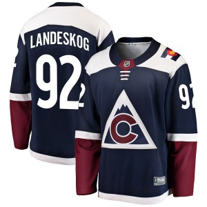 Breakaway Fanatics Branded Youth Gabriel Landeskog Navy Alternate Jersey - NHL Colorado Avalanche
