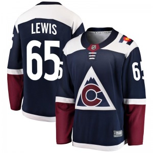 Breakaway Fanatics Branded Youth Ty Lewis Navy Alternate Jersey - NHL Colorado Avalanche