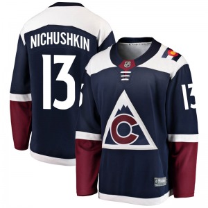 Breakaway Fanatics Branded Youth Valeri Nichushkin Navy Alternate Jersey - NHL Colorado Avalanche