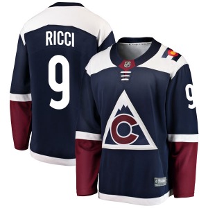 Breakaway Fanatics Branded Youth Mike Ricci Navy Alternate Jersey - NHL Colorado Avalanche