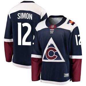 Breakaway Fanatics Branded Youth Chris Simon Navy Alternate Jersey - NHL Colorado Avalanche