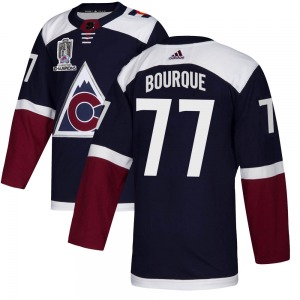 Authentic Adidas Youth Raymond Bourque Navy Alternate 2022 Stanley Cup Champions Jersey - NHL Colorado Avalanche
