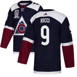 Authentic Adidas Youth Mike Ricci Navy Alternate 2022 Stanley Cup Champions Jersey - NHL Colorado Avalanche