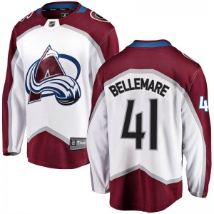 Breakaway Fanatics Branded Youth Pierre-Edouard Bellemare White Away Jersey - NHL Colorado Avalanche
