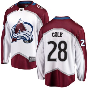 Breakaway Fanatics Branded Youth Ian Cole White Away Jersey - NHL Colorado Avalanche