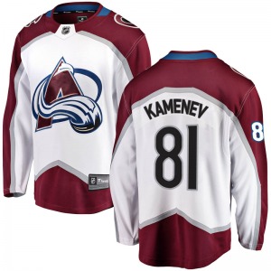Breakaway Fanatics Branded Youth Vladislav Kamenev White Away Jersey - NHL Colorado Avalanche