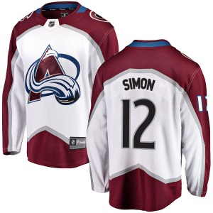 Breakaway Fanatics Branded Youth Chris Simon White Away Jersey - NHL Colorado Avalanche