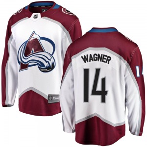 Breakaway Fanatics Branded Youth Chris Wagner White Away Jersey - NHL Colorado Avalanche