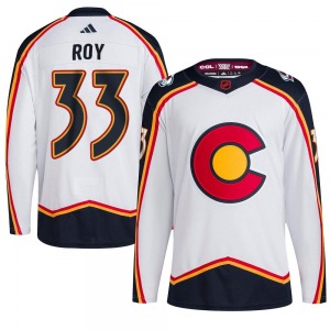 Authentic Adidas Youth Patrick Roy White Reverse Retro 2.0 Jersey - NHL Colorado Avalanche