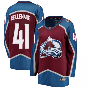 Breakaway Fanatics Branded Women's Pierre-Edouard Bellemare Maroon Home Jersey - NHL Colorado Avalanche