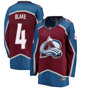 Breakaway Fanatics Branded Women's Rob Blake Maroon Home Jersey - NHL Colorado Avalanche