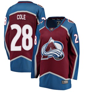 Breakaway Fanatics Branded Women's Ian Cole Maroon Home Jersey - NHL Colorado Avalanche