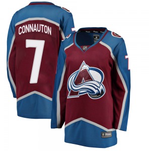 Breakaway Fanatics Branded Women's Kevin Connauton ized Maroon Home Jersey - NHL Colorado Avalanche