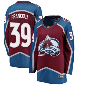 Breakaway Fanatics Branded Women's Pavel Francouz Maroon Home Jersey - NHL Colorado Avalanche