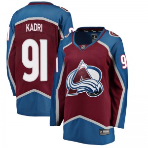 Breakaway Fanatics Branded Women's Nazem Kadri Maroon Home Jersey - NHL Colorado Avalanche
