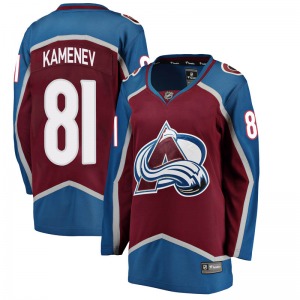 Breakaway Fanatics Branded Women's Vladislav Kamenev Maroon Home Jersey - NHL Colorado Avalanche