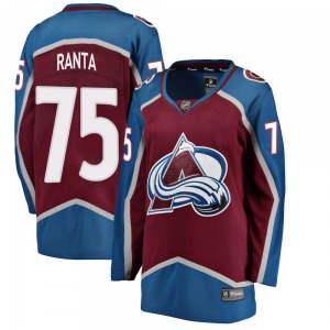 Breakaway Fanatics Branded Women's Sampo Ranta Maroon Home Jersey - NHL Colorado Avalanche