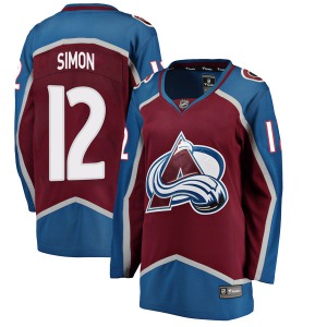 Breakaway Fanatics Branded Women's Chris Simon Maroon Home Jersey - NHL Colorado Avalanche